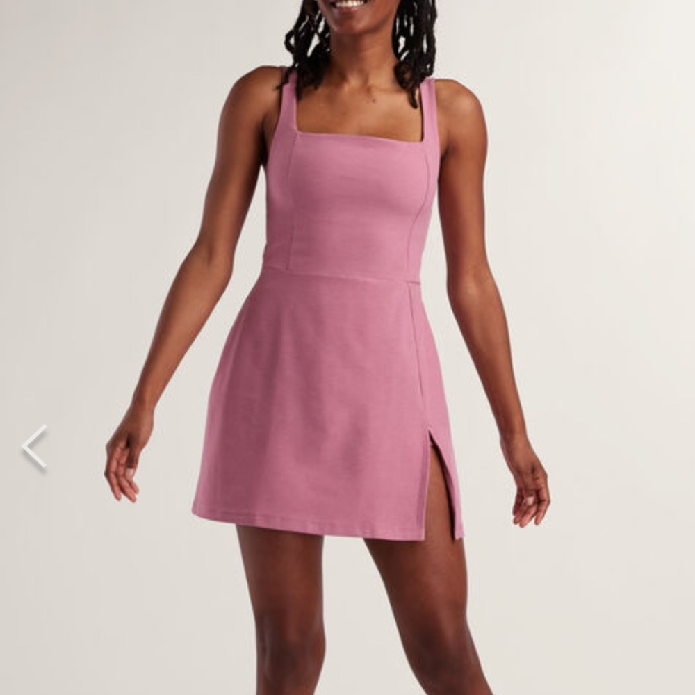 Beyond Yoga Pink Spacedye Court Appeal Mini Dress